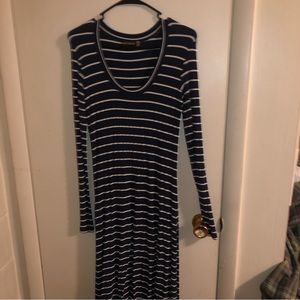 Striped maxi dress
